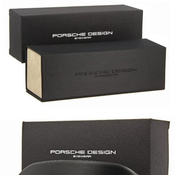 New PORSCHE DESIGN Black Polarised Square P8973 A Sunglasses Women - Picture 4 of 4